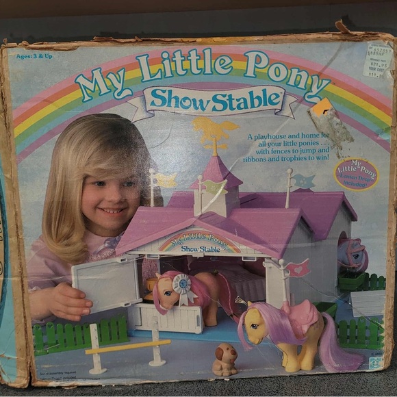 My Little Pony Show Stable 1984 Playset Lemon Drop Pony